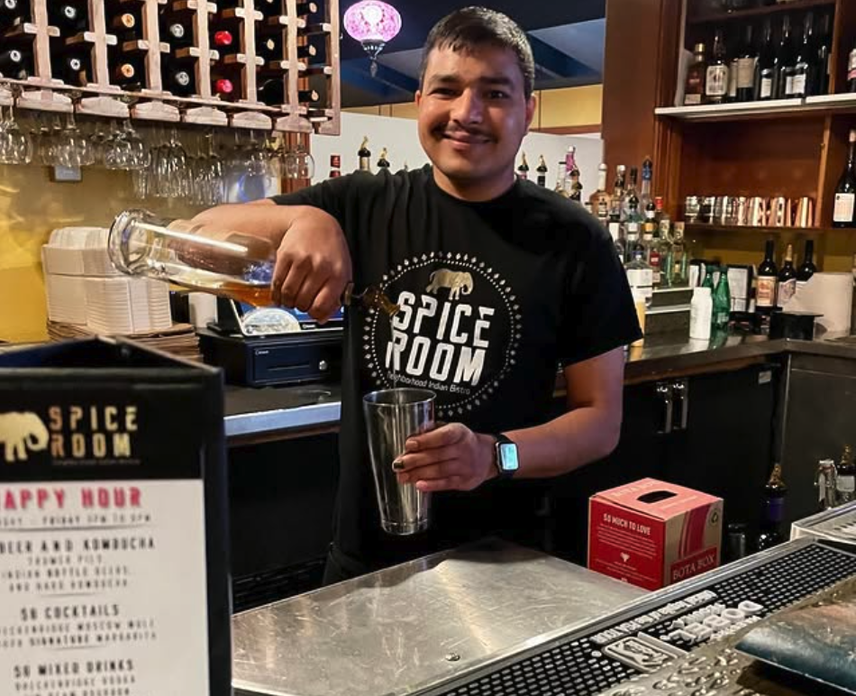 Spice Room staff member